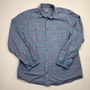 Patagonia Organic Cotton Men's Long Sleeve Button-Up Shirt Large
